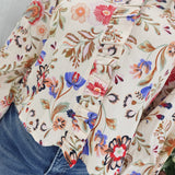 Eliza Top - Cream Multi