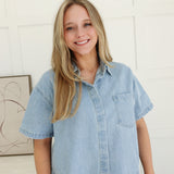 Carrol Denim Top