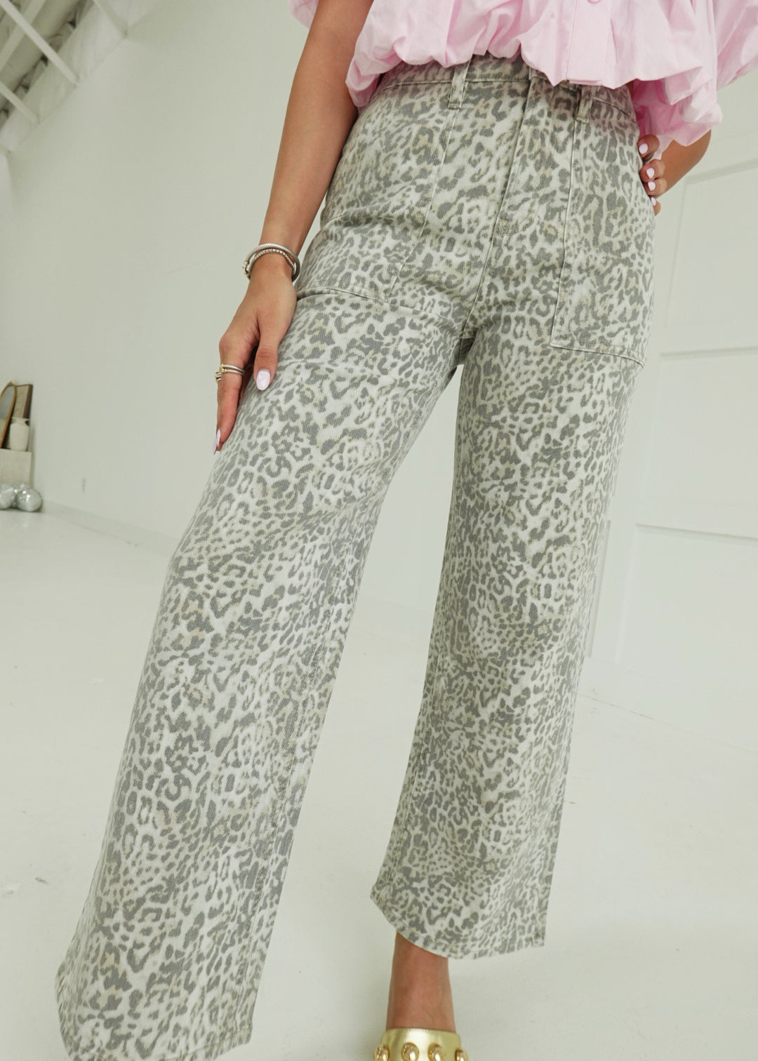 Leona Leopard Jeans