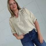Pearlized Blouse - Pearl
