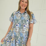 Jules Printed Mini Dress