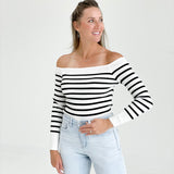 Kate Off The Shoulder Top - Ivory