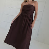 Attention Wanted Dress - Brown
