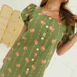 Maisie Mini Dress - Olive