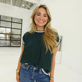 Smithers Contrast Top - Hunter