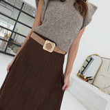 Selene Maxi Skirt - Choco