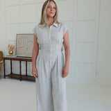 Leland Linen Jumpsuit - Natural