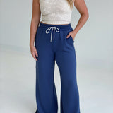 The Dive High Rise Pants - Blue Indigo