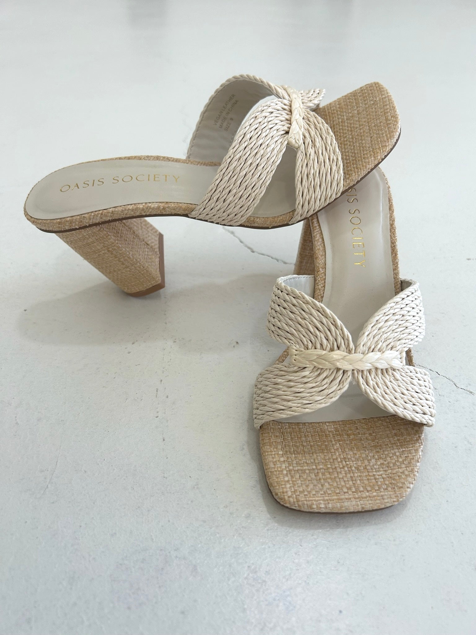 The Isla Raffia Heel