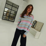 Sky High Polo Sweater