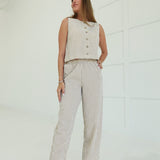 Taysia Striped Set