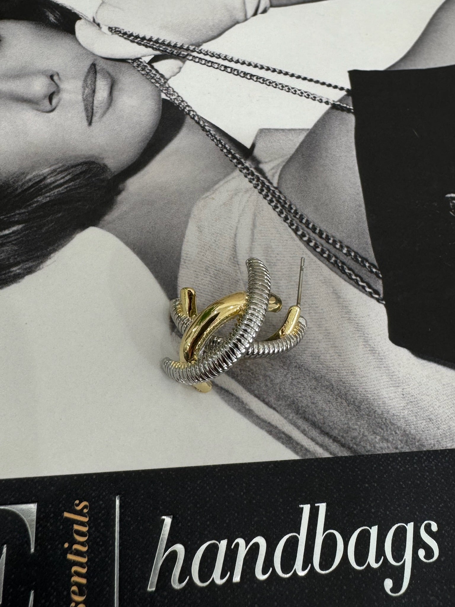 Two-Tone Layered Hoops