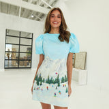 Scenic Slopes Mini Dress