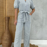 Simple Favors Denim Jumpsuit - Denim