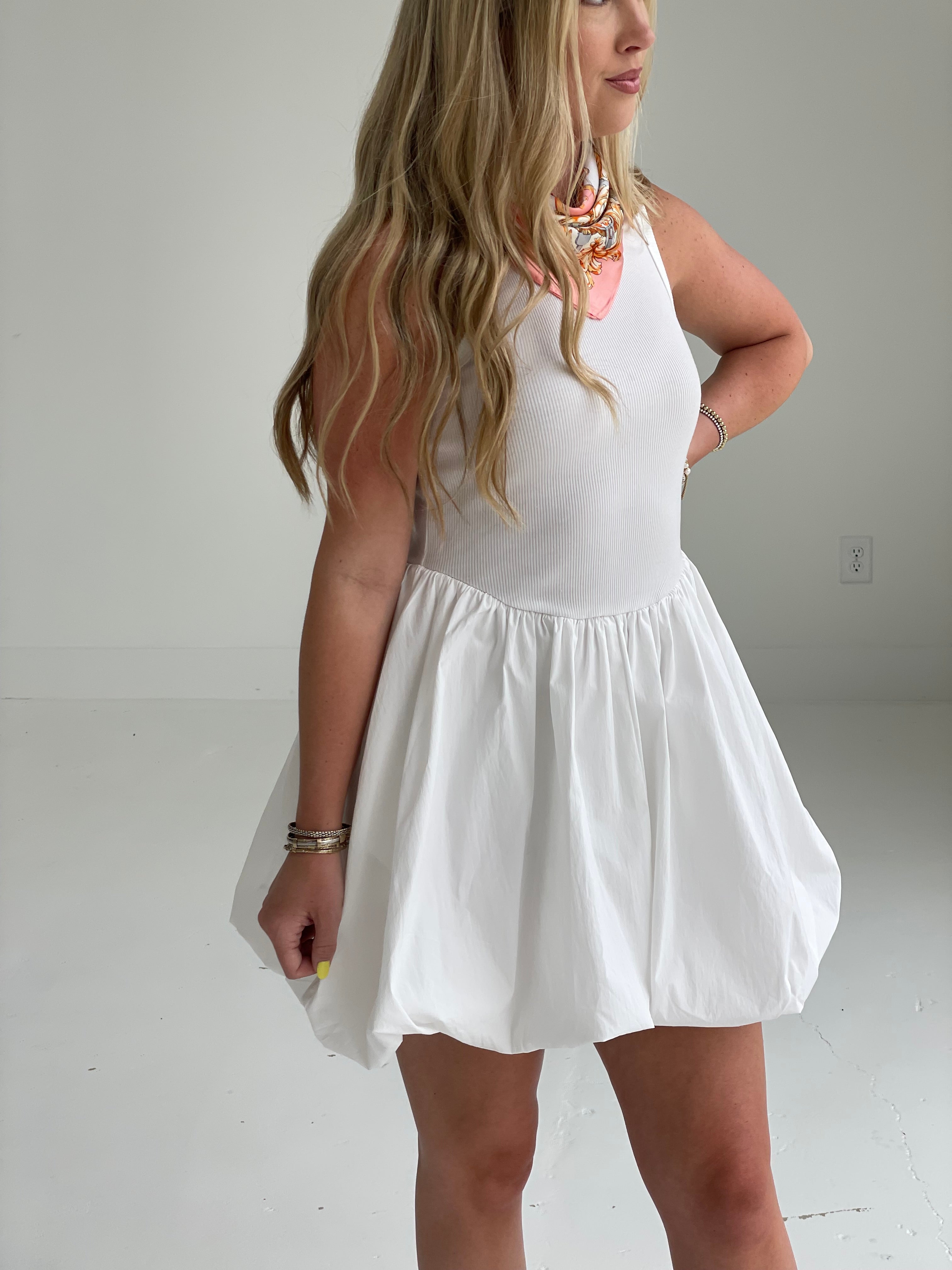 Bigger Ego Bubble Skirt Mini Dress