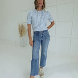 Fly By Me Sweater - Lt Blue