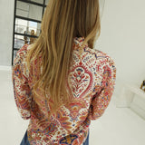 Cora Paisley Top - Cream