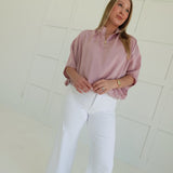 Playful Elegance Blouse - Pink
