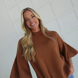 Belles Dowry Sweater - Deep Camel