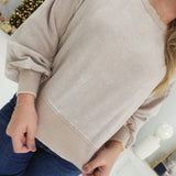 Need An Excuse Pullover - Ash Mocha