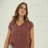 Makers Knit Top - Terracotta