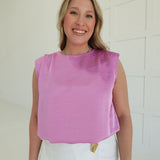 Dinner Date Top - Pink