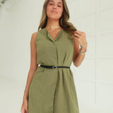 Vacation Chasin' Dress - Olive