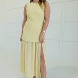 Night Before Midi Dress - Yellow