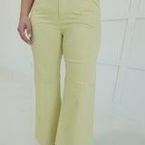 Weekday Look Pants - Light Lime
