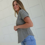 Just a Basic Tee - Grey