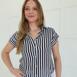 Ease Into Top - Navy