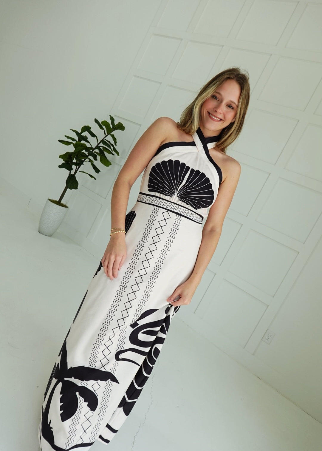 Simone Halter Dress