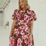 Pink Harvest Mini Dress