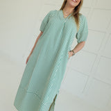 Ida Midi Dress - Green