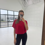 Danny Basic Tee - Ruby