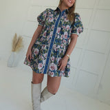 Forsyth Mini Dress - Teal