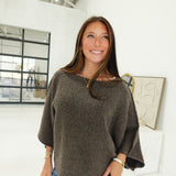 Loren One-Shoulder Top - Brown