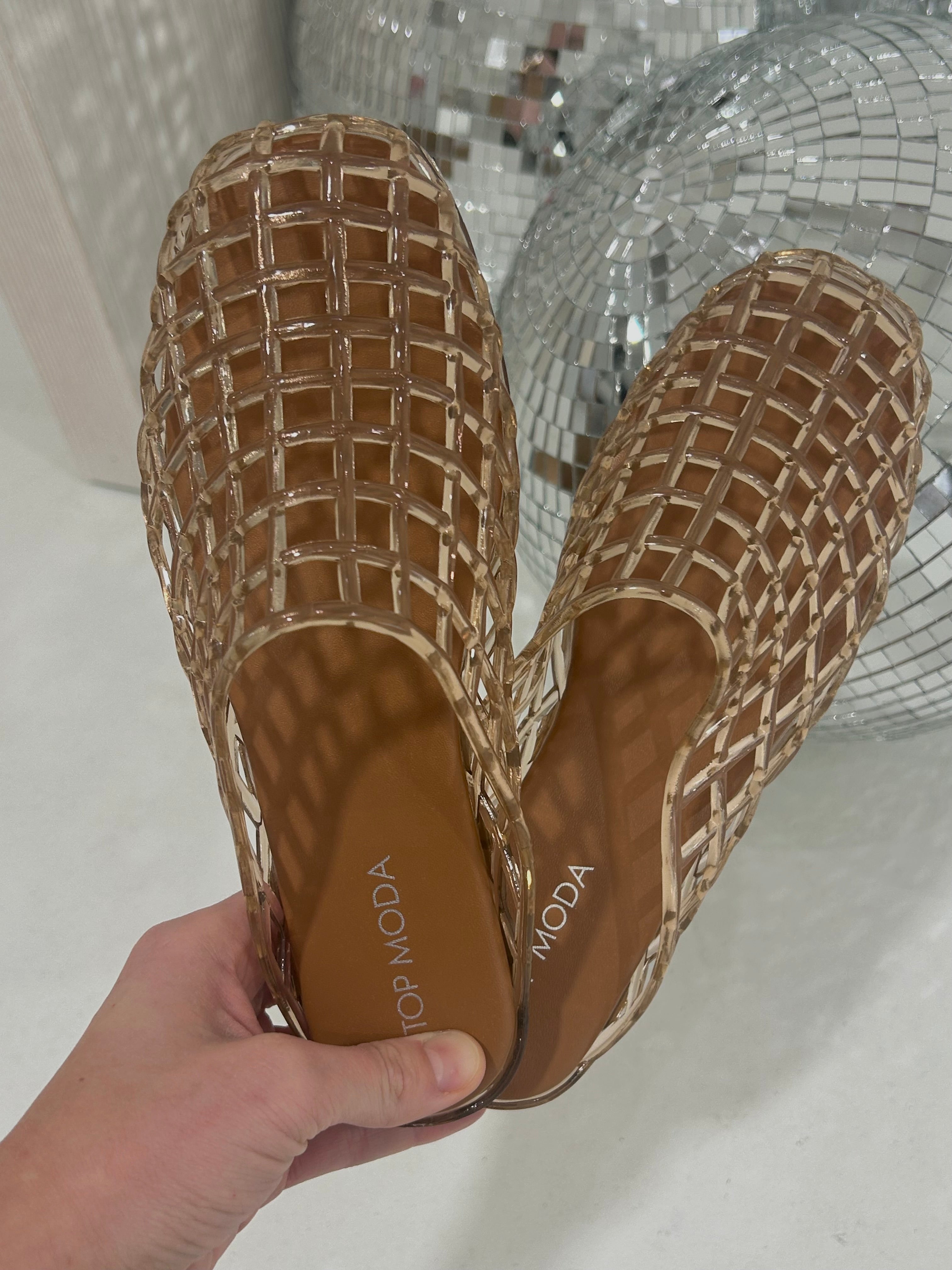 Capri Jelly Mule - Camel