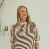 Choosey Sweater Top - Cream