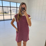 Agenda Is Comfort Dress - Cabernet