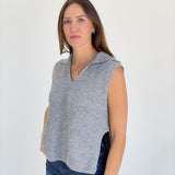 Upper Hand Sweater Top - Grey