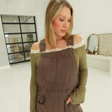 Vinny Wide Leg Overalls