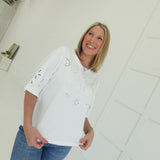 Josie Eyelet Top