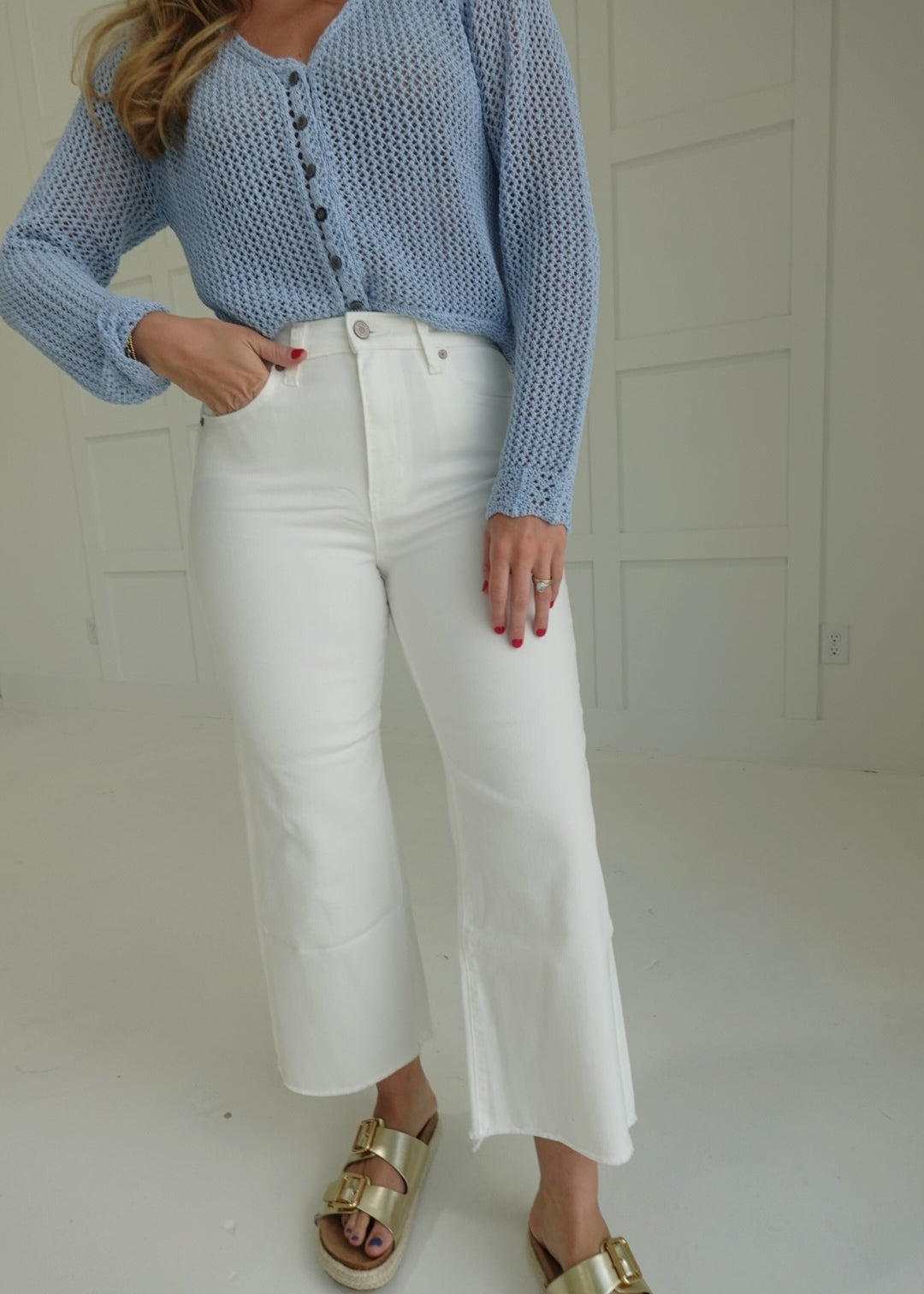 Scottie Wide Leg Crop Jean