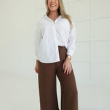 Seascape Linen Pants - Cappuccino