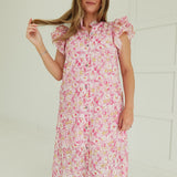May Flowers Midi Dress