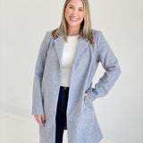 Michigan Ave Coat  - Lt Grey