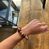 Chunky Resin Beaded Bracelet