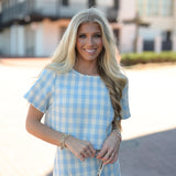 Gracie Gingham Set - Blue