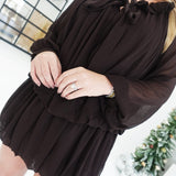 Margie Mini Dress - Espresso